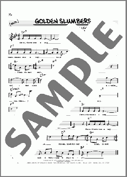 Golden Slumbers (High Voice)(The Beatles) 楽譜 その他 ダウンロード