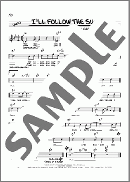 I'll Follow The Sun (High Voice)(The Beatles) 楽譜 その他 ダウンロード