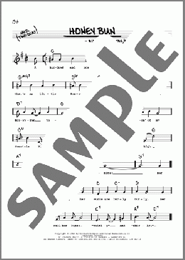 Honey Bun (High Voice)(Richard Rodgers/Oscar Hammerstein II/Rodgers & Hammerstein) 楽譜 その他 ダウンロード