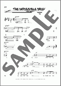 The Impossible Dream (The Quest) (High Voice)(Joe Darion/Mitch Leigh) 楽譜 その他 ダウンロード