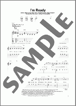 I'm Ready(Sam Smith & Demi Lovato) 楽譜 ギター（ソロ） ダウンロード