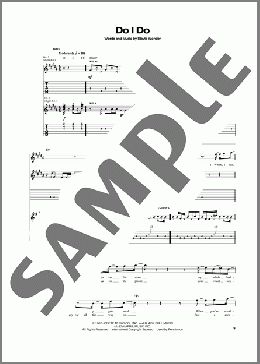 Do I Do(Stevie Wonder) 楽譜 ギター（ソロ） ダウンロード