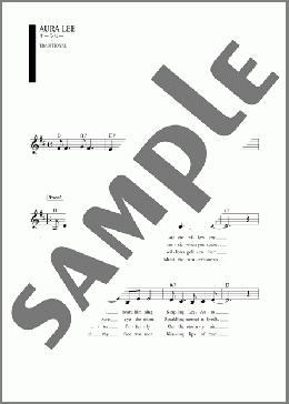 オーラリー(POULTON GEORGE R) 楽譜 メロディ 中級 ダウンロード