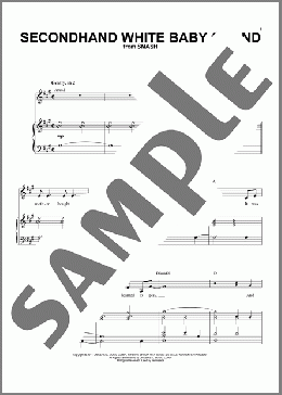 Secondhand White Baby Grand (from Smash)(Megan Hilty) 楽譜 ピアノ & ボーカル ダウンロード