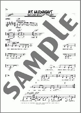 At Midnight (My Love Will Lift You Up)(Rufus) 楽譜 その他 ダウンロード