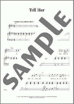 Tell Her (from Twelfth Night)(Shaina Taub) 楽譜 ピアノ & ボーカル ダウンロード