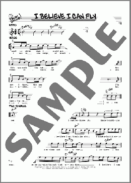 I Believe I Can Fly(R. Kelly) 楽譜 その他 ダウンロード
