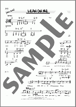 Lean On Me(Bill Withers) 楽譜 その他 ダウンロード