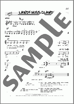 Lawdy Miss Clawdy(Lloyd Price/Elvis Presley) 楽譜 その他 ダウンロード