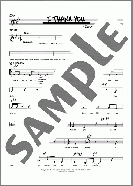 I Thank You(ZZ Top/Sam & Dave) 楽譜 その他 ダウンロード