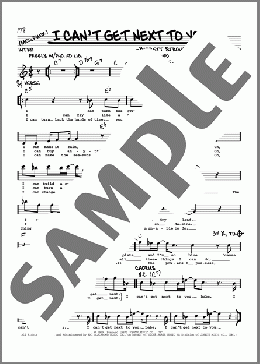 I Can't Get Next To You(The Temptations) 楽譜 その他 ダウンロード