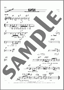 Easy(Commodores) 楽譜 その他 ダウンロード