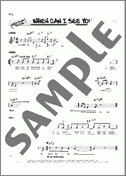 When Can I See You(Babyface) 楽譜 その他 ダウンロード
