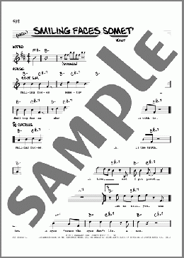 Smiling Faces Sometimes(Rare Earth/The Undisputed Truth) 楽譜 その他 ダウンロード