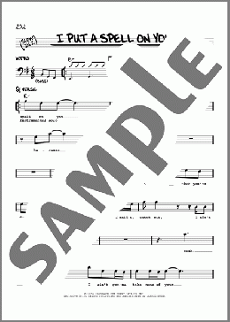 I Put A Spell On You(Nina Simone/Creedence Clearwater Revival) 楽譜 その他 ダウンロード