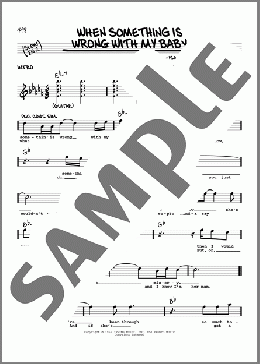 When Something Is Wrong With My Baby(Sam & Dave) 楽譜 その他 ダウンロード