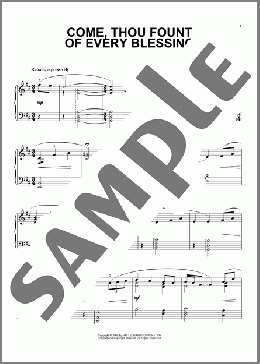 Come, Thou Fount of Every Blessing [Jazz version] (arr. Phillip Keveren)(Robert Robinson/The Sacred Harp) 楽譜 ピアノ（ソロ） ダウンロード