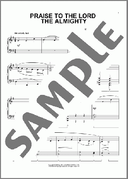 Praise To The Lord, The Almighty [Jazz version] (arr. Phillip Keveren)(Joachim Neander/Catherine Winkworth/Erneuerten Gesangbuch) 楽譜 ピアノ（ソロ） ダウンロード