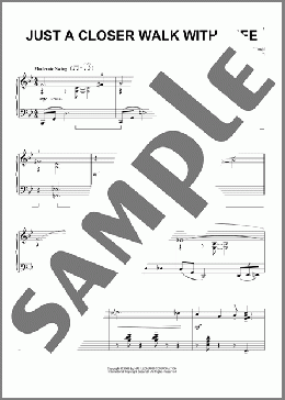 Just A Closer Walk With Thee [Jazz version] (arr. Phillip Keveren)(Traditional/Kenneth Morris) 楽譜 ピアノ（ソロ） ダウンロード