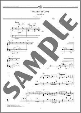 Seasons of Love(ジョナサン・ラーソン) 楽譜 ピアノ（ソロ） 中～上級 ダウンロード