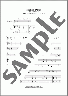 Spanish Dance (from The Nutcracker)(Pyotr Il'yich Tchaikovsky) 楽譜 その他 ダウンロード
