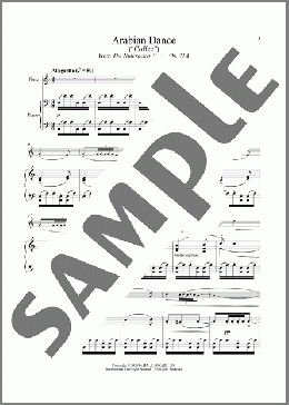 Arabian Dance (Coffee), Op. 71a (from The Nutcracker)(Pyotr Il'yich Tchaikovsky) 楽譜 その他 ダウンロード