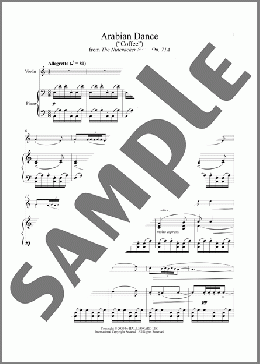 Arabian Dance (Coffee), Op. 71a (from The Nutcracker)(Pyotr Il'yich Tchaikovsky) 楽譜 その他 ダウンロード