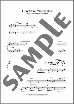 Good King Wenceslas (in the style of Johann Pachelbel) (arr. Carol Klose)(John M. Neale/Piae Cantiones) 楽譜 ピアノ（ソロ） ダウンロード