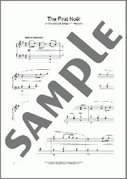The First Noel (in the style of Johannes Brahms) (arr. Carol Klose)(17th Century English Carol/W. Sandys' Christmas Carols) 楽譜 ピアノ（ソロ） ダウンロード