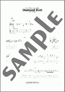 Diamond Dust(Jeff Beck) 楽譜 ギター（ソロ） ダウンロード