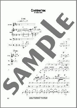 Confirmation(Charlie Parker) 楽譜 その他 ダウンロード