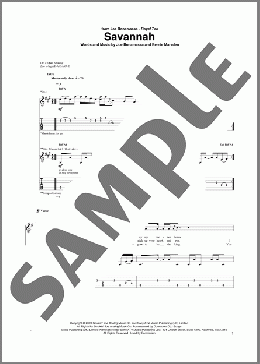 Savannah(Joe Bonamassa) 楽譜 ギター（ソロ） ダウンロード