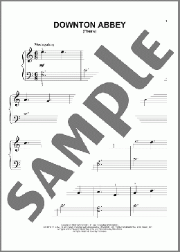 Downton Abbey (Theme)(John Lunn) 楽譜 ピアノ（ソロ） ダウンロード