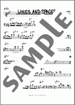 Lines And Spaces(Joe Lovano) 楽譜 その他 ダウンロード