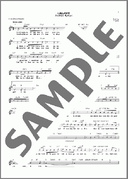 Lullabye (Goodnight, My Angel)(Billy Joel) 楽譜 その他 ダウンロード
