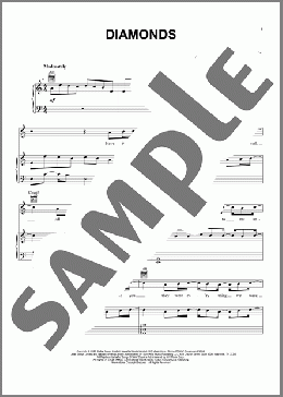 Diamonds(Sam Smith) 楽譜 ピアノ & ボーカル & ギター ダウンロード
