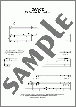 Dance ('Til You Love Someone Else)(Sam Smith) 楽譜 ピアノ & ボーカル & ギター ダウンロード