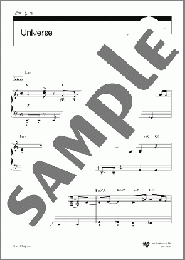 Universe(ハ長調 転調なし)(Official髭男dism) 楽譜 ピアノ（ソロ） 入門～初級 ダウンロード