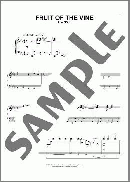 Fruit Of The Vine (from Soul)(Jon Batiste) 楽譜 ピアノ（ソロ） ダウンロード