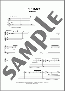 Epiphany (from Soul)(Atticus Ross/Trent Reznor) 楽譜 ピアノ（ソロ） ダウンロード