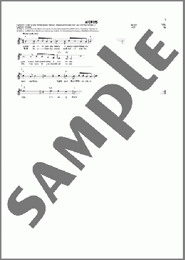 Words(Bee Gees) 楽譜 その他 ダウンロード
