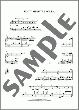 Sixty Minutes Polka(Alma Deutscher) 楽譜 ピアノ（ソロ） ダウンロード