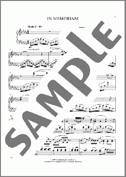 In Memoriam (Adagio from Piano Concerto)(Alma Deutscher) 楽譜 ピアノ（ソロ） ダウンロード