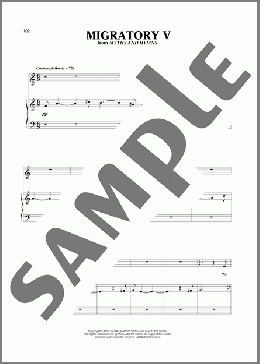 Migratory V(Adam Guettel) 楽譜 ピアノ & ボーカル ダウンロード