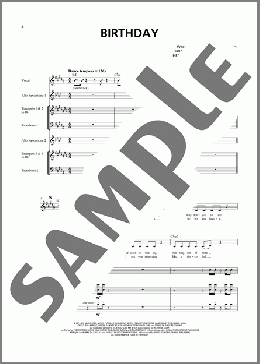 Birthday (Horn Section)(Katy Perry) 楽譜 その他 ダウンロード