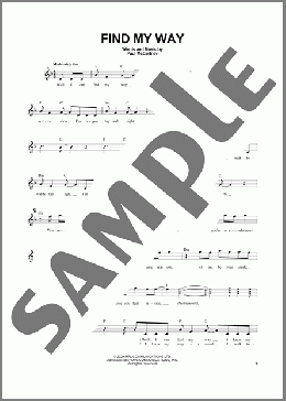Find My Way(Paul McCartney) 楽譜 その他 ダウンロード