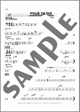 Four On Six [Reharmonized version] (arr. Jack Grassel)(Wes Montgomery) 楽譜 その他 ダウンロード