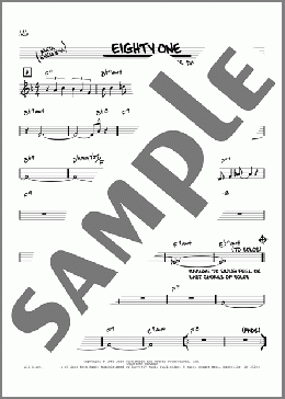 Eighty One [Reharmonized version] (arr. Jack Grassel)(Miles Davis) 楽譜 その他 ダウンロード