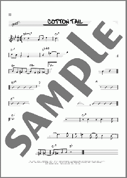Cotton Tail [Reharmonized version] (arr. Jack Grassel)(Duke Ellington) 楽譜 その他 ダウンロード