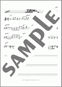 Israel [Reharmonized version] (arr. Jack Grassel)(Miles Davis) 楽譜 その他 ダウンロード